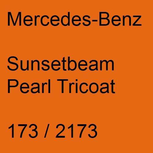 Mercedes-Benz, Sunsetbeam Pearl Tricoat, 173 / 2173.